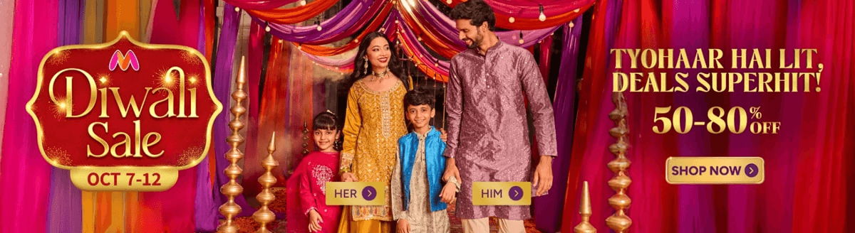 Myntra Diwali Sale - Best Deals Available